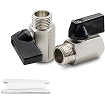 Valvola A Sfera Ottone Cromato Valvola A Sfera Mini In Ottano Cromato - 3/8" MNPT X 3/8" FNPT, Perfetta Per Impianti Idraulici Netatmo Valvola - Foto 8