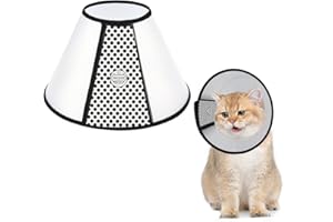 RDNKVB Halskrause Katze Verstellbar von Leichtgewicht Schutzkragen für Welpen Kleine Hunde und Katzen