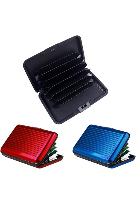 BSITSSS Étui Cartes Crédit Protection RFID - Porte-Cartes Cuir Synthétique Avec Pièces 12 Emplacements