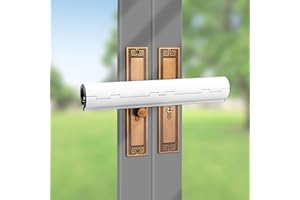 BLYEMICHDI Patio Door Security Lock,High Security French Door Security Lock, Professional Patio Door Locks,Door Safety Locks for French Double Doors Conservatory Doors (Without Alarm)