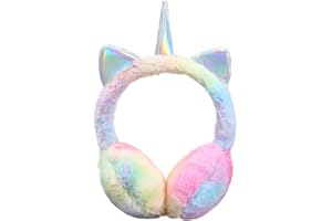 FIHDIOPO Ear Muffs Women Girls Earmuffs Winter Accessories Fluffy Plush Adjustable Adults Outdoor Thermal Ear Warmer Skiing Running Ears Covers Protector from Wind Cold Gift for Girls Ladies