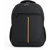 3 B&ouml;lmeli Okul Sırt &Ccedil;antası (Laptop B&ouml;lmeli) Siyah-Turuncu 2121