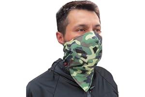 Grace Folly Half Face Mask for Cold Winter Weather. Use This Half Balaclava for Snowboarding, Ski, Motorcycle. (Many Colors)