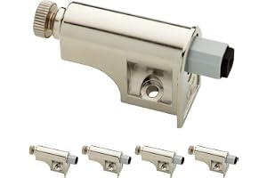 Franklin mässing 5 stycken C21349K-NP-C Soft-Close skåpdörrdämpare förnicklad