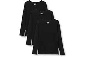 berydale Basic Langarmshirt Damen Baumwolle I 3er Set I Longsleeve Damen, T Shirt Langarm Damen, Longshirt Damen, Langarmshirts Damen, Tshirt Damen Langarm, Unterziehshirt Damen Langarmshirt