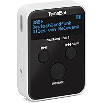 Raddy RD23 Portable DAB Radio, Small, DAB , FM Digital Radio with Battery, Pocket Radio with Bluetooth, Kitchen Radio (Silver