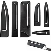 XYJ - Set di 2 coltelli universali da cucina, fodero e maniche in