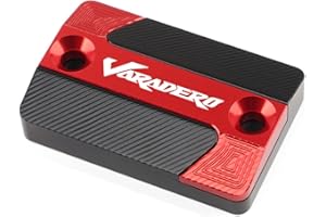 FTNBAE Für Honda XL1000 V Varadero XL1000V XL 1000V 2005-2013 Zubehör Vordere Bremsflüssigkeitsbehälterdeckelabdeckung (Farbe : Rot, Größe : 1)