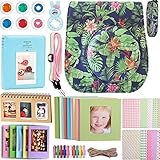 Fujifilm Instax Accesorios: Marca SAIKA instax mini kit de accesorios para Fujifilm Instax Mini 8 / Mini 8 + / Mini 9 cámara instantánea. Este paquete de accesorios incluye 1x funda Mini 8, 1x álbum de fotos Mini, 1x álbum de calendario, 1x lente de Selfie de Close-up de conejo, 6x filtros de efecto de color, 1x correa de cuello de hombro arco iris, Fronteras de la etiqueta engomada