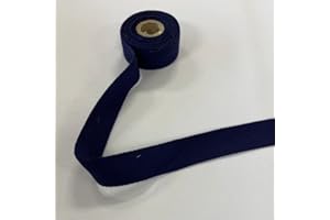 KAYES TEXTILES 25mm Acrylic Herringbone Webbing Tape (Per Metre) (Navy)