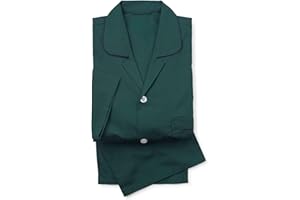 The Savile Row Company London Men's Luxury 100% Soft Cotton PJ Pyjama Set