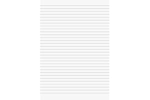 Brunnen 102100750 - Pliego de papel plegado (80 g/m², A4, a rayas, 50 hojas), color blanco