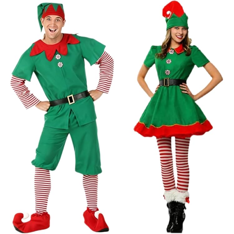 Déguisement Sapin De Noël Adulte - Taille Unique, Avec étoile Dorée Et Décorations - Pour Soirée Festive Amusante