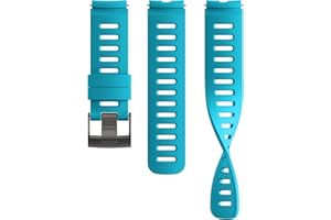 SUUNTO 22 DIV1 Bracelet de Montres en Silicone S+M, Compatible Ocean, Vertical, Race, Race S, 9 Peak Pro, 9 Peak et 5 Peak, Conçu pour Tous Les Sports (Plongée), 22 mm