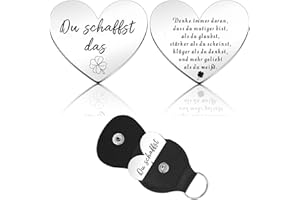 PulangRen Glücksbringer, Adventskalender Füllung, Du Schaffst Das Geschenk, Glücksbringer Schulanfang, Schulanfang Geschenke, Glücksbringer Prüfung, Pocket Hug Motivationsgeschenke (STYLE-A)