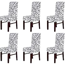 Coprisedie Con Schienale 6 Pezzi - Elasticizzati, Antimacchia E Lavabili | Beige Per Casa E Hotel - Foto 7