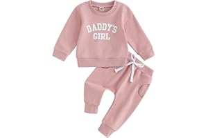 Himllauen Baby Mädchen Kleidung Sweatshirt + Lange Hose Zweiteiler Babykleidung Set Kleinkind Outfits