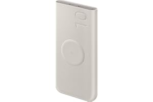 Samsung Galaxy 10000mAh Power Bank, Wireless Battery Pack, Gray