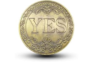 Ayrsjcl 1pc Oui Ou Non Collection Commémorative Collection De Pièces De Monnaie Rétro Défi Challenge Pièce De Monnaie Cadeaux De Souvenirs pour Les Amis Familles