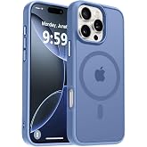 URUCHI Powerful Magnetic iPhone 15 Pro Phone Case, [Compatible with Mag-Safe] [Military Level Drop Protection] [Strong Silicone Edge