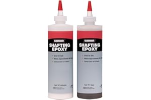 BIRSPPY Clubmaker Shafting Epoxy-1/2 Pint Black(FLEX: N/A, LENGTH:N/A, COLOR:N/A, HEAD:N/A)