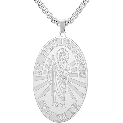 DAYLINLOVE Gioielli Religione In Argento Sterling 925, San - Foto 5