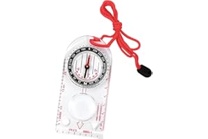 KSYWYDU Navigation Compass, Orienteering Compass with Adjustable Declination, Luminous Hiking Scout Compass Waterproof Portable with Nylon Rope for Expedition Map Reading Survival & Outdoor Adventures