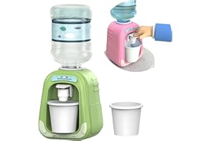 OUXING Mini Water Dispenser,Water Dispenser,Cold Water Dispenser,Mini Water Dispenser Machine,Simulation Drinks Dispenser with Tank Cup,Desktop Water Cooler Dispenser,Water Dispenser with Tap,Green