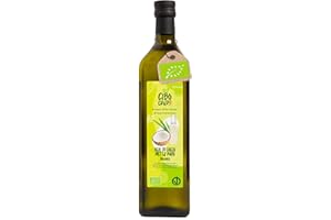 CIBO CRUDO CRUDO BIOLOGICO VEGAN Olio MCT C8 Puro Biologico Spremuto a Freddo - 1LT. Olio di Cocco mct c8 Commestibile Bio e Puro per Keto Paleo o per Uso su Corpo e Capelli. Olio Vegano e Vegetariano.