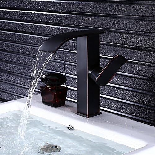 SJIN Full copper black bathroom basin hot and cold retro faucet toilet wash basin pots on the basin