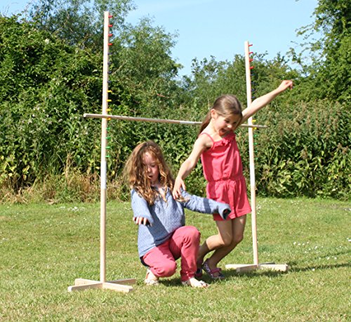 Wooden Limbo Game in a Bag- NEW Stronger design with lower pegs for all ages