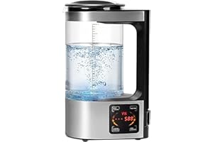 FXNFXLA Hydrogen Rich Water Maker Machine, 2L Electric Hydrogen Rich Water Kettle Generator Alkaline Water Ionizer Machine, Hydrogen Concentration Up to1500 PPB