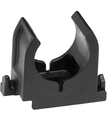 Rohrklemme RKPG 22, innen 20-22 mm M6 Rohrclips Rohrhalter Kunststoff Grau Rohrklemme RKPG 22, innen 20-22 mm M6 Rohrclips Rohrhalter Kunststoff Grau