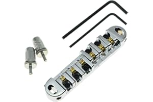 KAISH Puente de sillín cromado LP para guitarra eléctrica Tune-o-matic para Les Paul SG