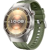Sneezy Huawei Watch GT6 Pro 46mm ile Uyumlu Metal Tokalı Dikiş Detaylı Şık Dokuma Silikon Kordon