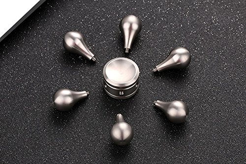 COTOP Spinner Fidget Spielzeug 3D Druck Keramik mit Premium-Qualität Fokus Spielzeug für Kinder & Erwachsene - 3