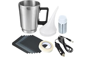 Djowyh Kit de restauration de phares de voiture | Kit de traitement des phares avec gobelet d'atomisation, outil de réparation de phares, kit de polissage de phares, outils de rénovation