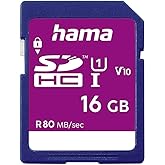 Hama SDHC 16GB Class 10 UHS-I 80MB/s Speicherkarte