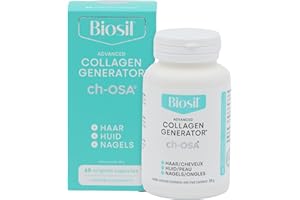 Biosil Collagen Generator – 60 capsule – Con complesso brevettato ch-OSA – Genera e protegge il tuo collagene – Privo di OGM – Fornitura di 30 giorni