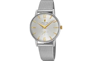 Festina męski analogowy zegarek kwarcowy z bransoletką ze stali szlachetnej F20252/2