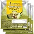 spinach tortilla wrap (pack of 3) Fresh Taste & Soft Texture l Best for Burrito, Wraps, Tacos, Samosas, Shawarmas and Rolls l On the Go l Enjoy our tortilla wraps with mozzarella cheese or butter l 1008 g