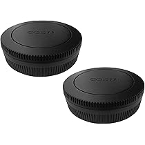Kit Tappi Copriobiettivo E Copri Corpo Per Fotocamera Canon EOS M - 2 Pezzi Per Obiettivi Con Attacco EF-M (Tappo Posteriore E Copri Corpo) - 5