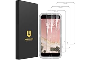 UNBREAKcable Schutzfolie für iPhone SE 2020/ SE 2022, iPhone 8/7/6/6s Panzerfolie [3 Stück], 9H Härte Schutzglas, 2.5D Displayschutzfolie [Anti-Bläschen, Anti-Kratzer, leicht anzubringen]
