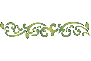 CRAFT KREATIVELY gothique Bordure Pochoir – réutilisable médiéval gothique l'Architecture abstraite mural - 30.5 x 5.5cm - M