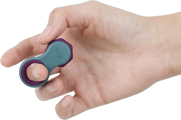 Yogi Jouet Fidget Spinners Fidget pour Adultes Articles de soulagement de l'anxiété Parfaits pour Le ADHD Le ADD et l'Autisme pour Les Enfants avec Cinq Tailles d'anneau (Conception Aurora)
