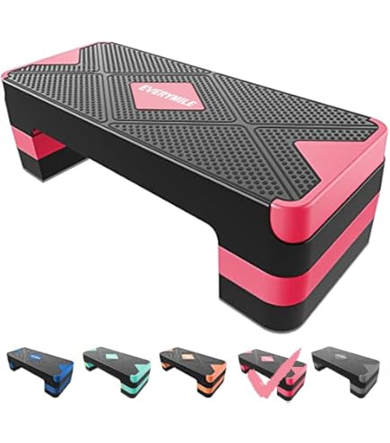 Max Strength Fitness Stepper voor Oefening Workout 5 Hoogte Niveau Verstelbaar 10 cm 15 cm 20 cm 25 cm 30 cm Antislip Stap Platform voor Aerobic Oefening Uithoudingsvermogen Cardio Yoga Routines Max Strength Fitness Stepper voor Oefening Workout 5 Hoogte Niveau Verstelbaar 10 cm 15 cm 20 cm 25 cm 30 cm Antislip Stap Platform voor Aerobic Oefening Uithoudingsvermogen Cardio Yoga Routines