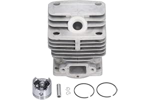 ZERODIS Kit Pistone Cilindro per OLEO 740 440BP EFCO 8400 8405 Stark 40 EMAK DYNAMAC - Accessorio per Attrezzi da Giardino Ad Alta Precisione