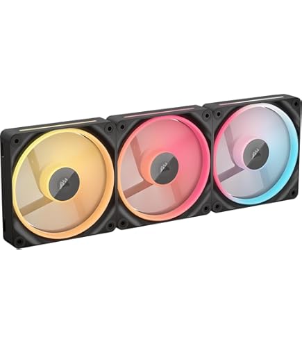 CORSAIR AIR 5400 LX-R RGB iCUE Link Mid-Tower PC Chassis Three
