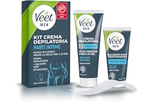 VEET Men Kit d'épilation intime pour peaux sensibles