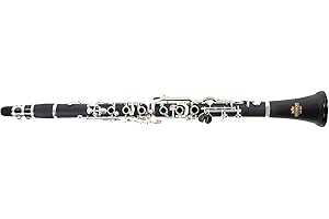 Roy Benson Bb-Klarinette CG-220 (Deutsches System, Ebonite-Korpus, inklusive Ernst Schreiber Mundstück und Pflegezubehör, im leichten Rechtecketui, mit Rucksackgarnitur)